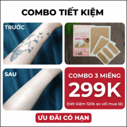Miếng dán che hình xăm Sakura Nhật Bản nhiều size, nhiều màu